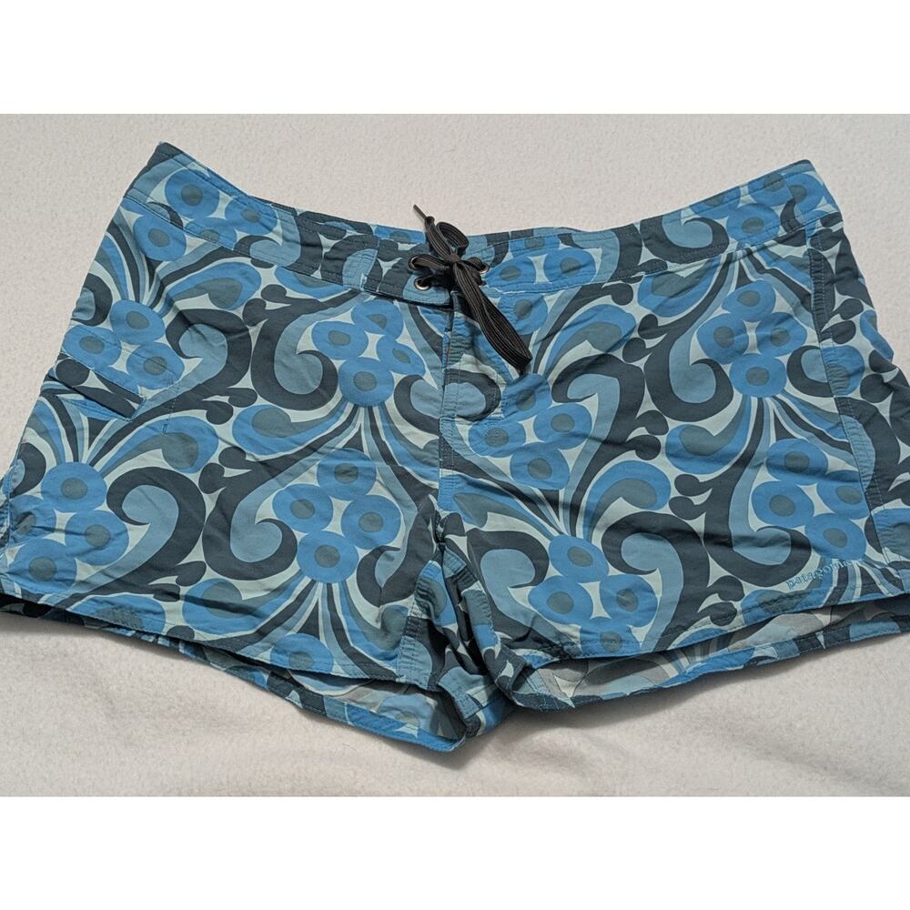 Patagonia Blue and Gray Athletic Shorts